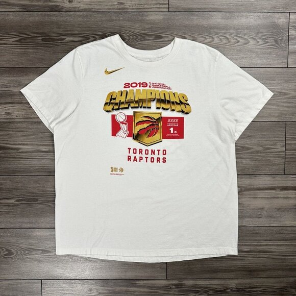 Toronto Raptors x Nike 2019 NBA Champions T Shirt - Picture 1 of 3